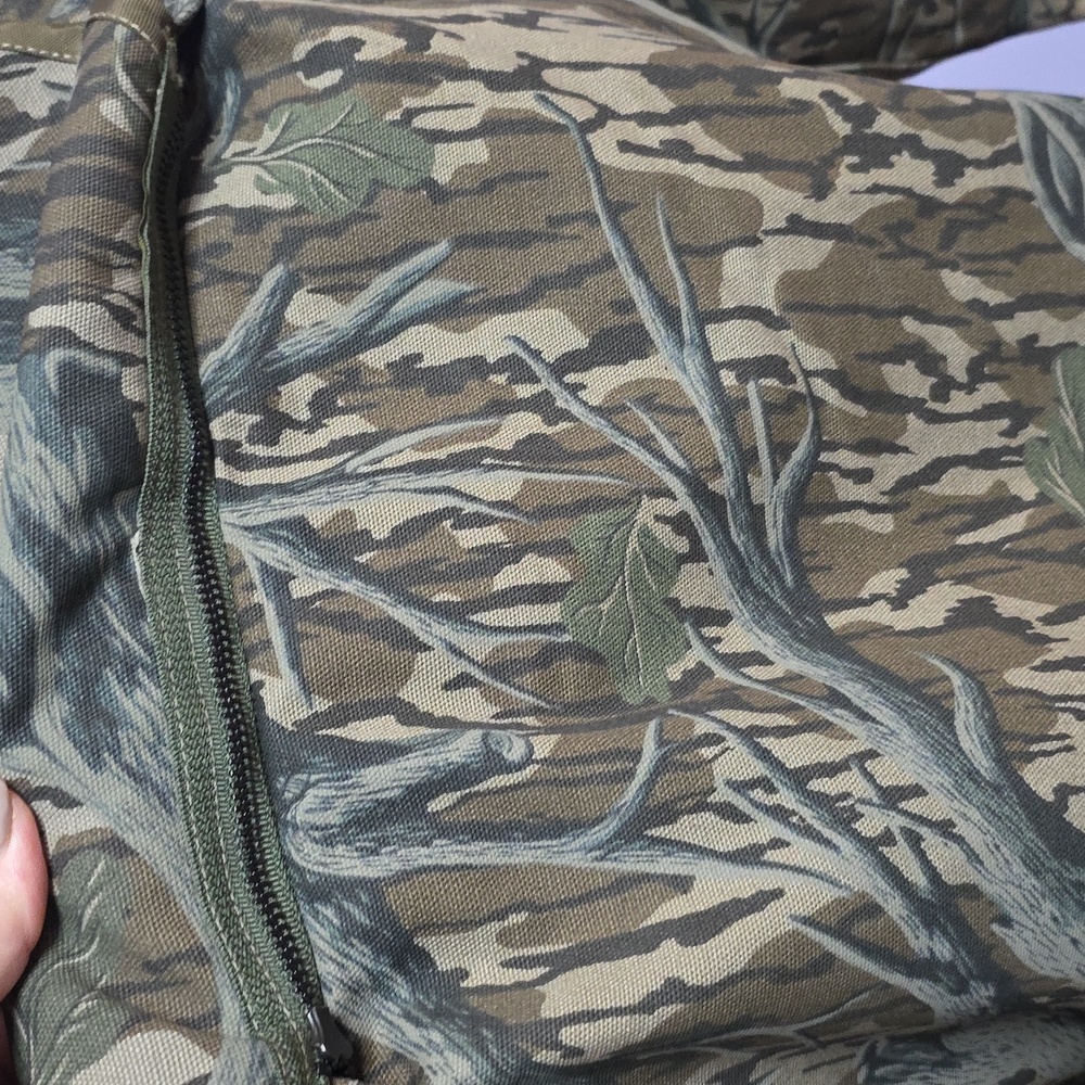 VTG Carhartt Mens Hunting Jacket Medium Camo Mossy Oak Blanket Lined Coat - Picture 6 of 8
